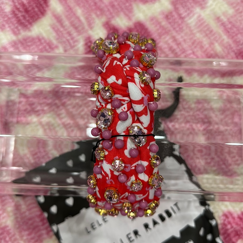NWT lele SADOUGHI x roller rabbit headband